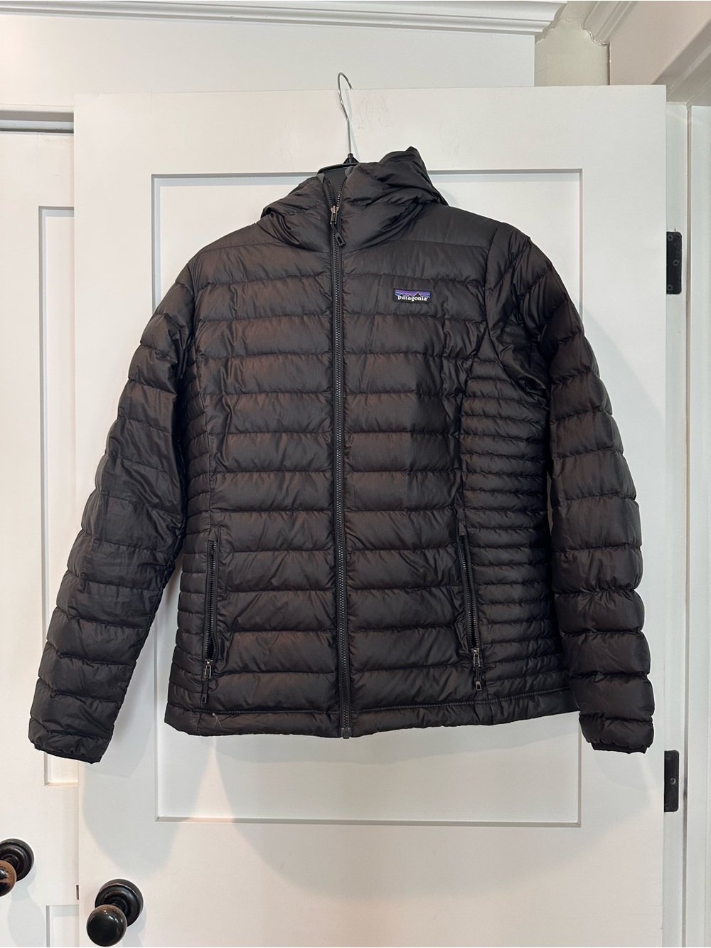 Patagonia Black Down Hoodie Jacket